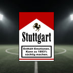 1893% Stuttgart süchtig Sticker Aufkleber