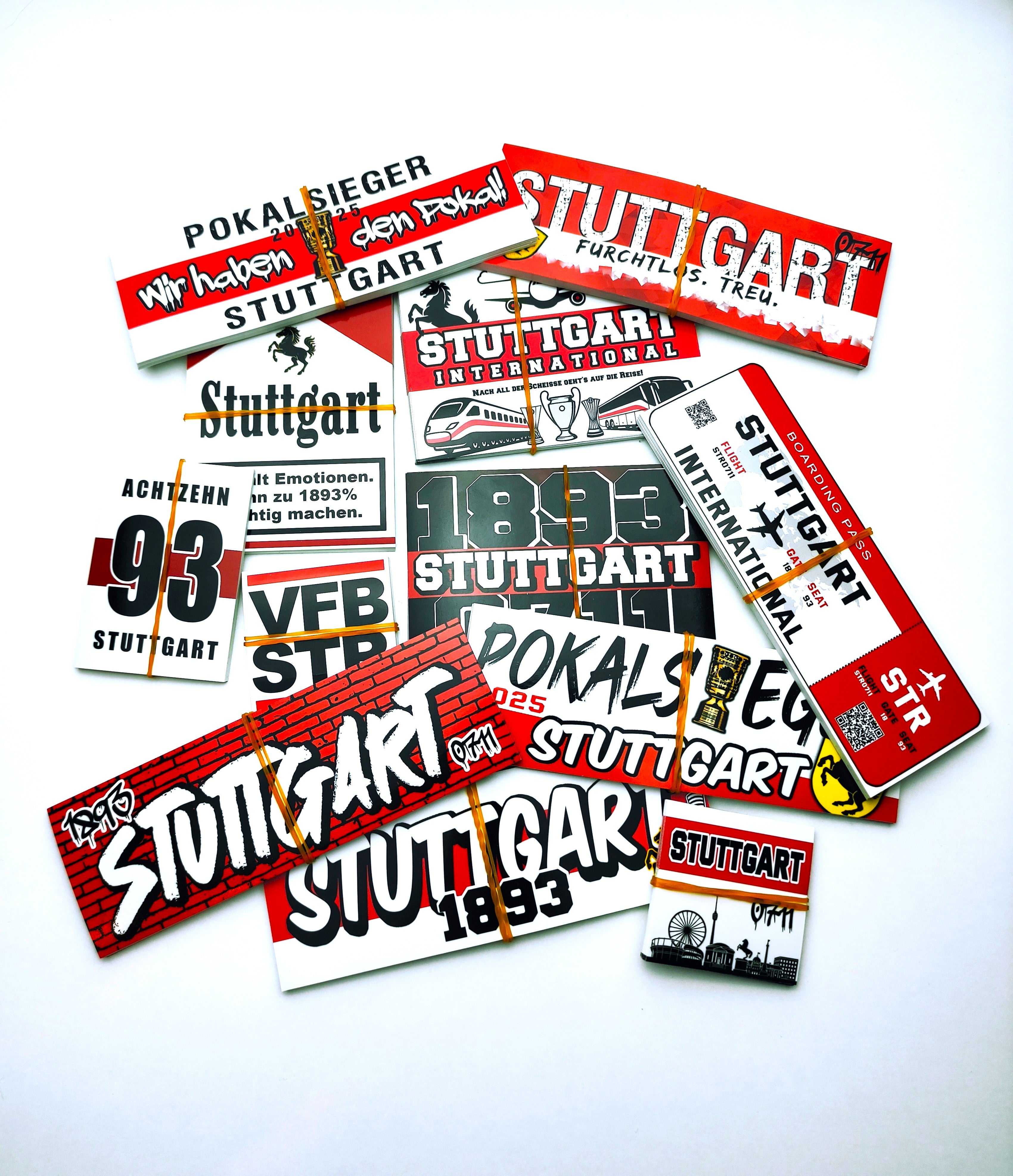 Stuttgart Sticker großes Set - Alle Motive