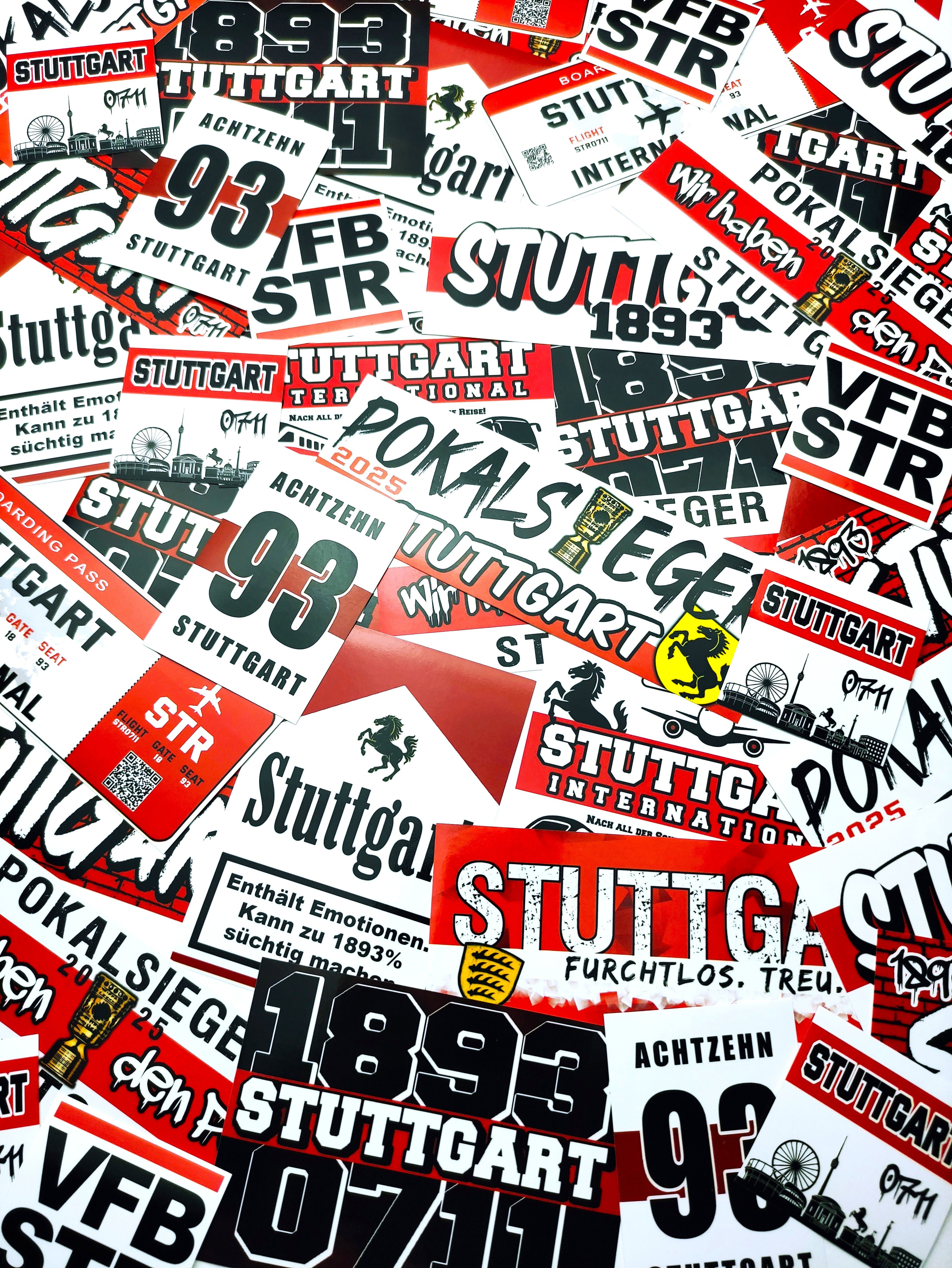 Stuttgart Sticker großes Set - Alle Motive