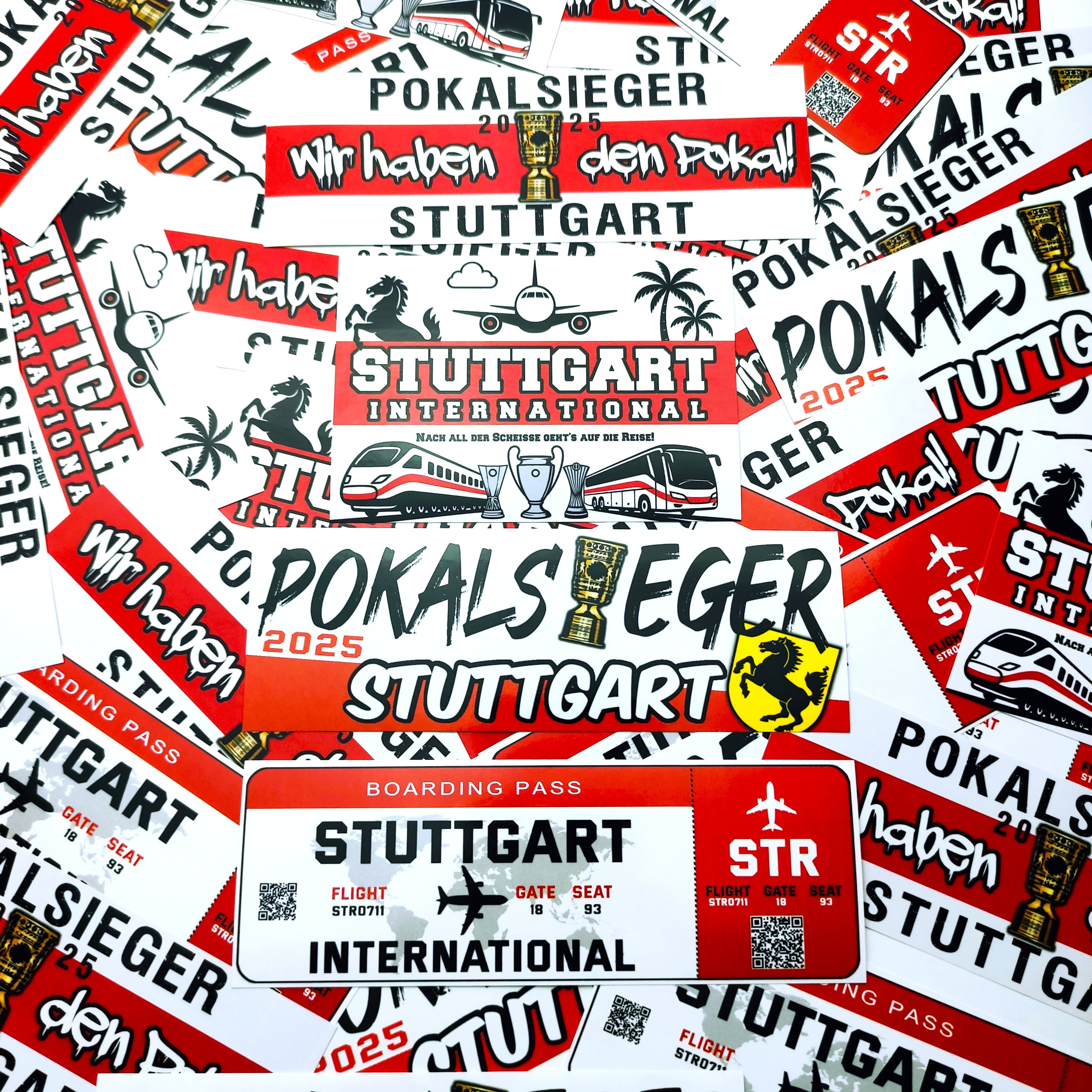 Stuttgart International / Pokalsieger Sticker Set