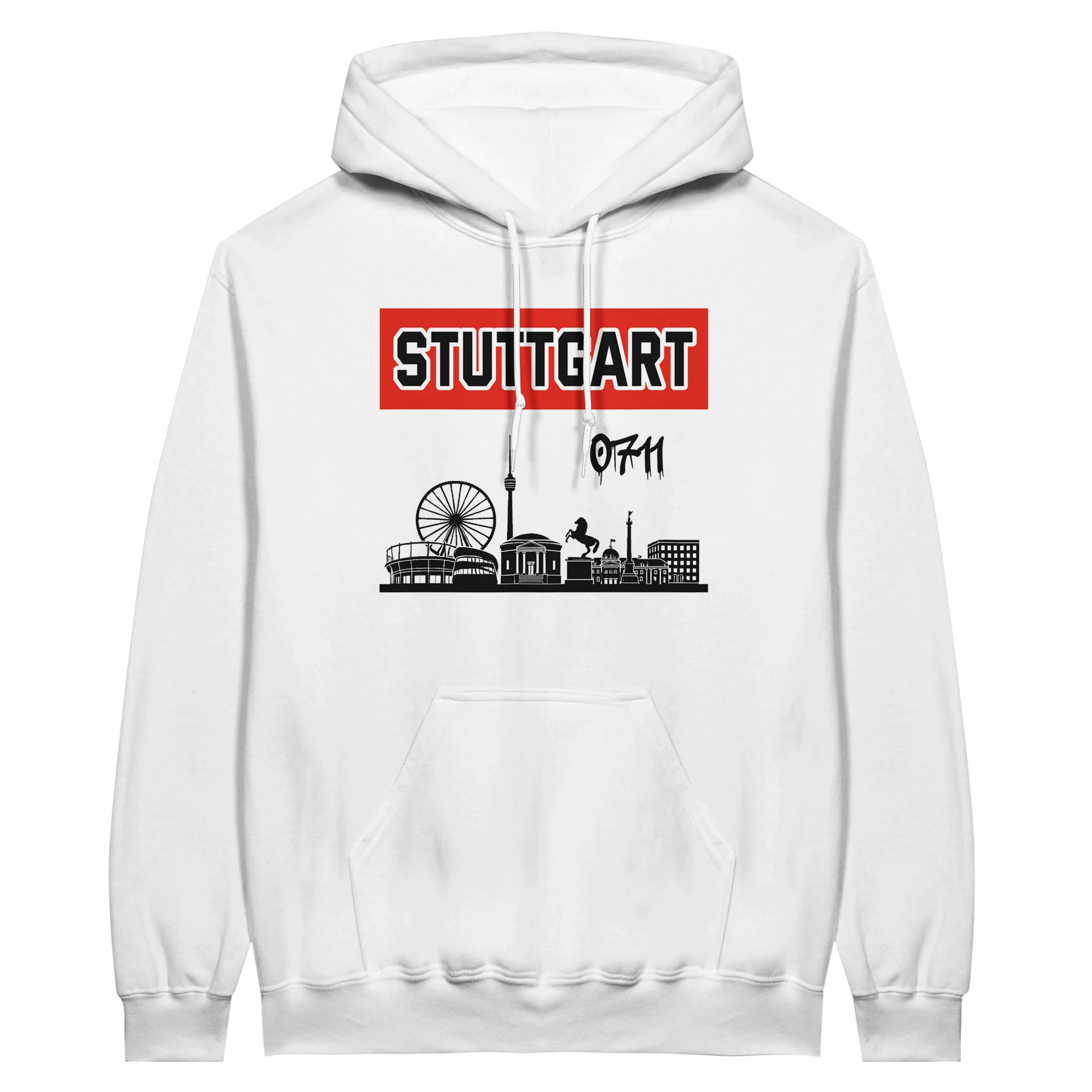 Stuttgart 0711 Skyline Hoodie