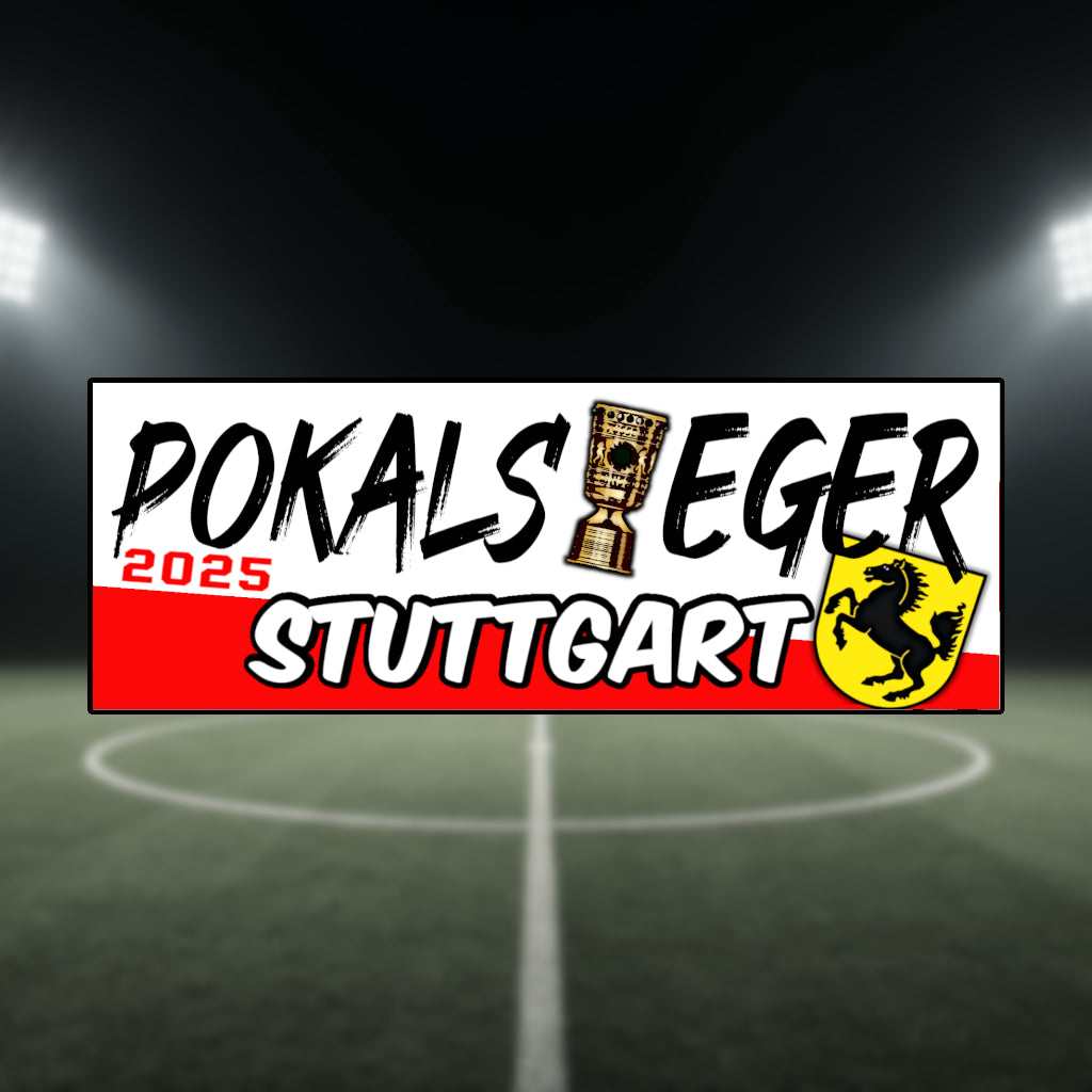 Stuttgart Pokalsieger Sticker Aufkleber