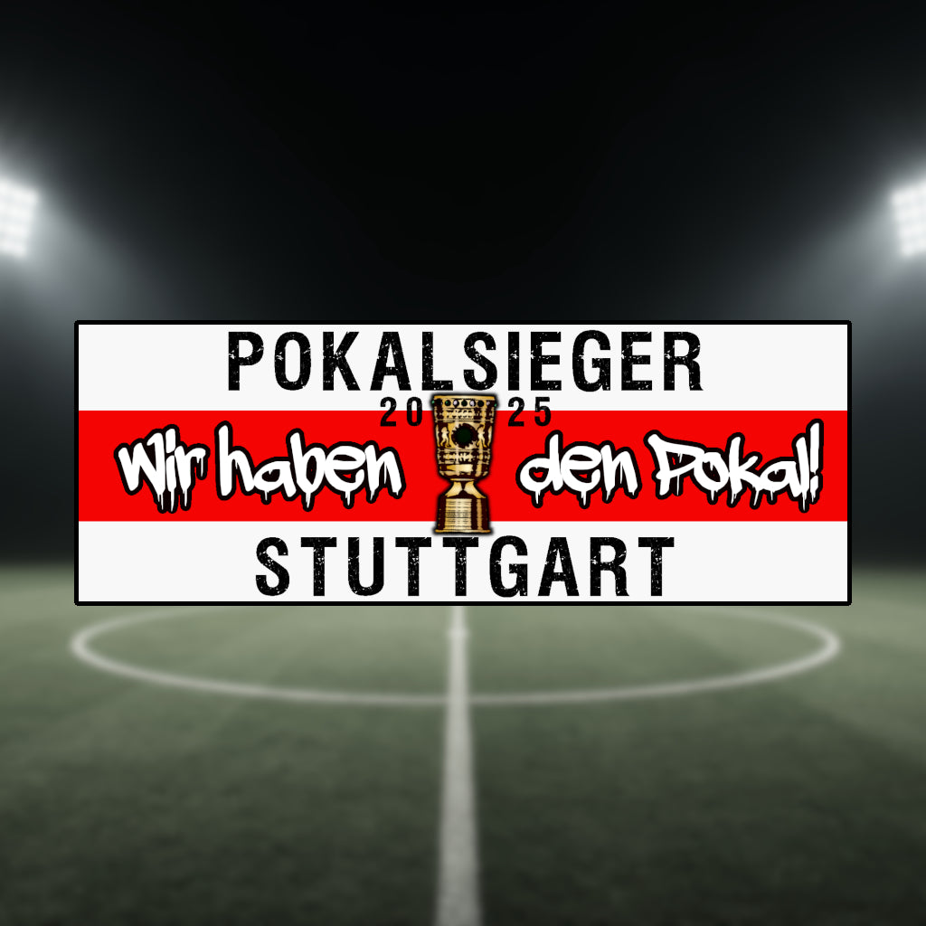 Stuttgart Pokalsieger Wir haben den Pokal Sticker Aufkleber
