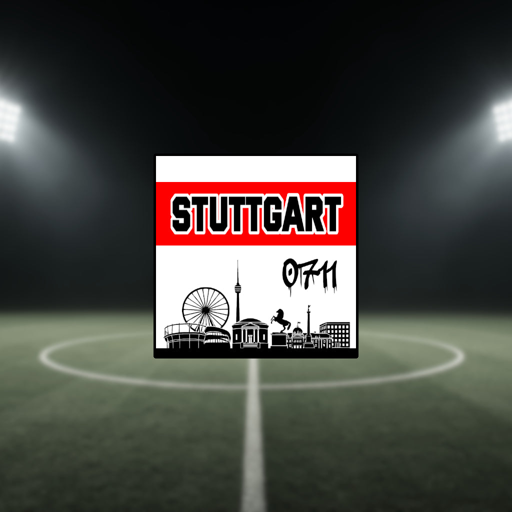 Stuttgart Skyline 0711 Sticker Aufkleber
