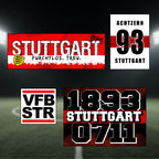 Stuttgart Sticker Aufkleber Set 2 