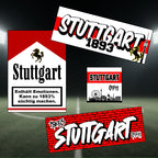 Stuttgart Sticker Aufkleber Set 3