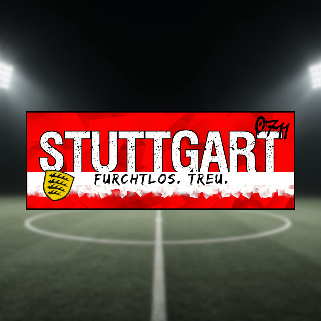 Stuttgart furchtlos treu Sticker Aufkleber